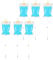 6Pcs 3.5 L automatic watering system,plant watering bags for plants,plant drip irrigation device for indoor and outdoor