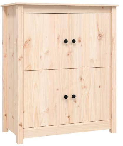 QJBSAVVA Anrichte Küche Vitrinenschrank Highboard Wohnzimmer Sideboard - Sideboard 83x41,5x100 cm Massivholz Kiefer für Outdoor Küche Aufbewahrung Von Büchern Wohnzimmer