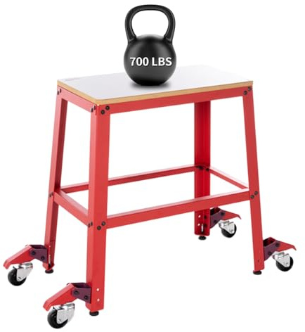 Bohrmaschinenständer, Universal Werkzeugständer mit Rädern, Werkzeugständer für Bandsäge, Schleifmaschine, Hobel, Tischler, Elektrowerkzeugständer & mobile Untergründe, 317,5 kg Tragkraft,