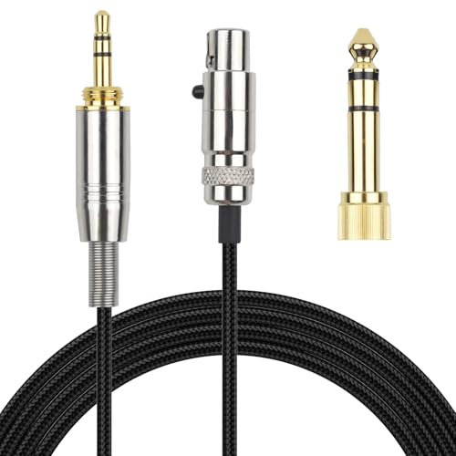 Toxaoii Cavo audio AUX compatibile con AKG Q701, K712, K240, K240S, K240 MK II, K141, K171, K181, K271, K271S, K271 MK II, K241, K175, K275 (nylon intrecciato)