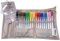 Tinta Unita Rotolo Glam Rosa, Set 18 Pennarelli Brush Bipunta, Astuccio Portapenne