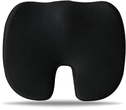 LS Memory Foam Seat Cushion for Office Chair Non-Slip Chair Cushion Pad with Back Support Comfortable Seat Pads for Office Desk Gaming Chair Car Seat