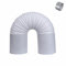 Tuyau Climatiseur Mobile,Extension Tube Rallonge Clim,Tuyau D'échappement de Climatisation Universel,Diamètre 13CM/15CM,Longueur 1M / 2M/ 3.0M (Rotation À Gauche - 15cm, 5M)