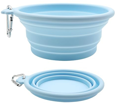 Gamelle Pliable Pour Chien, Adaptée Aux Voyages, 1 Pièce, Gamelle Pliante Pour Animaux De Compagnie, Mangeoire Pour Chien De Voyage, Conception Peu Encombrante, Idéale Pour Le Parc De Camping De Plage