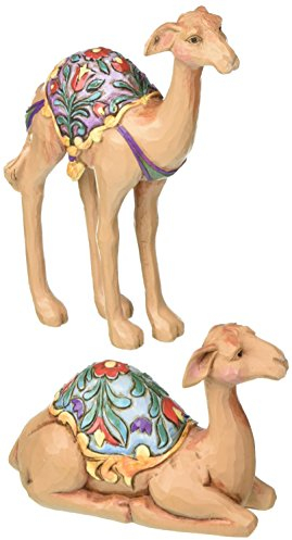 Enesco Jim Shore Mini Krippe Kamele Set/2