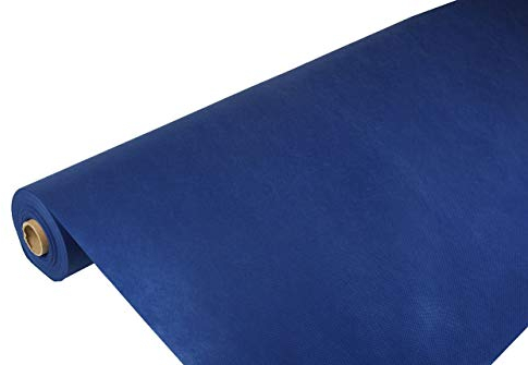 Papstar, Tischdecke, stoffähnlich, Vlies soft selection 25 m x 1,18 m dunkelblau, #82344