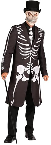 Thetru Kostüm Jacke Herr Spectre | Skelett Schwarz