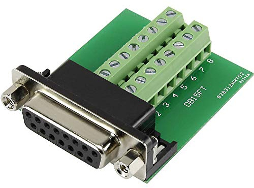 TRU Components DSUB15F-16TB-2 1229333 D-SUB Buchse 90° Polzahl (Nr) 15 Stück Schraube 1 Stück