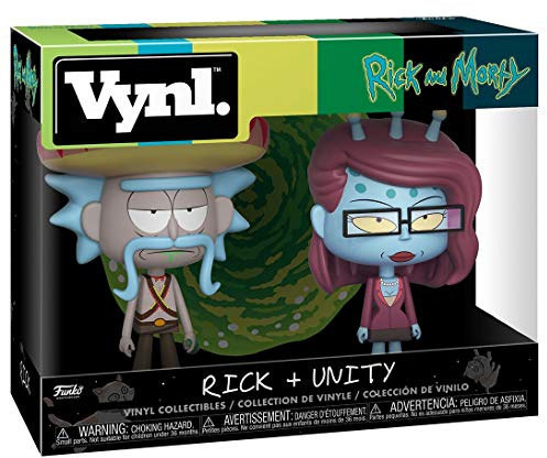 Funko VYNL 4 Inch 2-Pack: Rick & Morty: Rick w/Sombrero & Unity