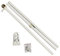 Flags Importer Flaggenmast mit Adler, Stahl, 1,8 m, goldfarben