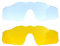 SOODASE Para Oakley Radar EV Pitch Gafas de sol Transparentee/Amarillo Transparenteeee 2 Pares Lentes de repuesto