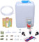 12V Botella Lavaparabrisas Kit de Depósito de Bomba de Lavador de Parabrisas Herramientas de Limpieza Universal para Coches Clásicos Barco Marina por Poweka