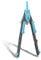 Aristo AR552741-20 BTS Schnellverstellzirkel (Kreise bis 340 mm Durchmesser, 2 Gelenke, Ersatzminen und Ersatznadel) neonblau