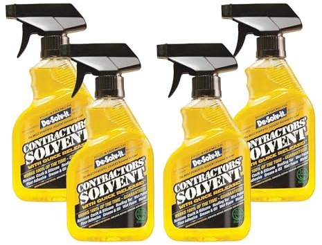 Orange-Sol De-Solv-it Pro Contractors Solvent, Remover Spray 12 oz, 4 Pack