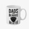 Dads with Beards are Better Mug | Perfect for Tea or Coffee | Unique Cups | The Best Gifts | 11 oz - Ideal for The Morning Cup Before Travel to Work |