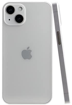 CELLBEE Kompatibel mit iPhone 13 Mini Hülle Case - Premium Slim Schutzhülle für iPhone, Extrem Dünn, Anti Kratzer, Schutz ohne Kompromisse, Milky Transparent - Durchsichtig