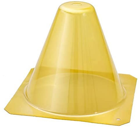 Romberg Pflanzenschutz-Haube 12er Set, H: 21 cm, 23 cm Ø - 10295002, Transparent-gelb
