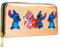 Disney Stitch Geldbörse Damen, Portemonnaie mit Kartenfächern, Geldbeutel, Geschenk für Frauen & Mädchen (Gold Stitch)