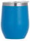 Gteller 12 oz Stainless Steel Wine Tumbler Stemless Glasses with Lid, Double Wall Insulated Travel Mug Perfect for Wine, Coffee, Drinks, Champagne, Cocktails, Colorful (Azure)