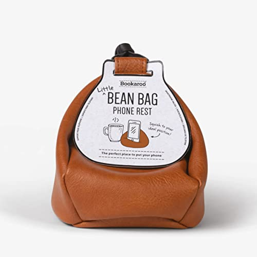 Bookaroo Little Bean Bag Phone Rest - Brown, Phone Holder