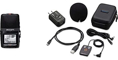 Zoom H2n avec SPH-2n - Pack Accessoire pour Enregistreur Vocal 32GB USB 2.0