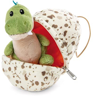 NICI 48804 Kuscheltier Dino Baby Junge im Ei Green 13cm