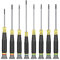 Klein Tools 85617 Mini Präzisions-Schraubendreher-Set, Schlitz, Kreuzschlitz, TORX, gepolsterte Griffe, ideal für Klemmen, Elektronik