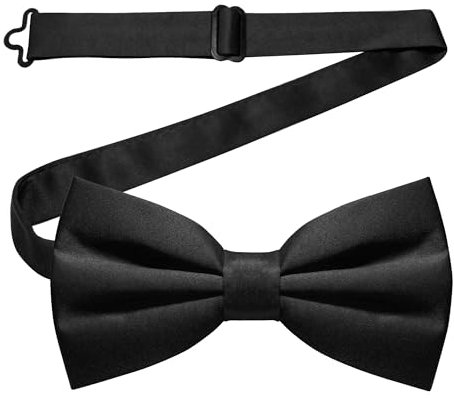MAIANY Papillon Uomo, Regolabile Con Gancio Papillon Pre-legati in Tinta Unita Per Bambini Adulto Cravatta A Farfalla Già Annodato in Diversi Colori Per Feste Matrimonio Natale Fantasia