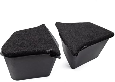 Tesvolution® Kofferraum Seitenfach Einlagen für Tesla Model Y aus Shanghai 2022 + 2023 + 2024 + 2025 - Organizer für Trunk - Aufbewahrungsbox - Zubehör