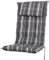 Auflage Hochlehner Sylt 10557-700 grau kariert 119x50x8 cm Sun Garden