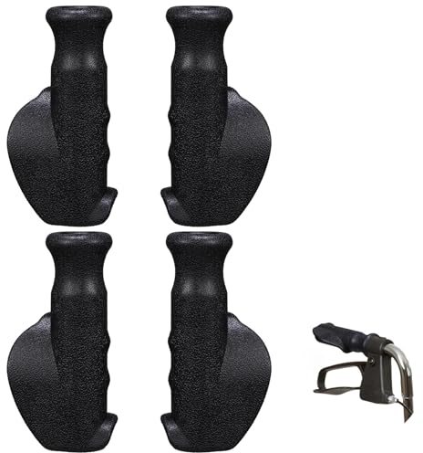 Datanly 2 Paar Universal-Rollator-Handgriff-Ersatzteile für Rollator und Rollstuhl, linke und rechte Handgriffe für Antriebsrollator