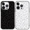 Yoedge 2 Pack Black Leopard Phone Case Compatible with iPhone 14 Pro 6,1, Ultrathin Soft Silicone with Aesthetics Pattern, Shockproof Bumper Protector Matte Girls Cover for iPhone 14 Pro, Cheetah