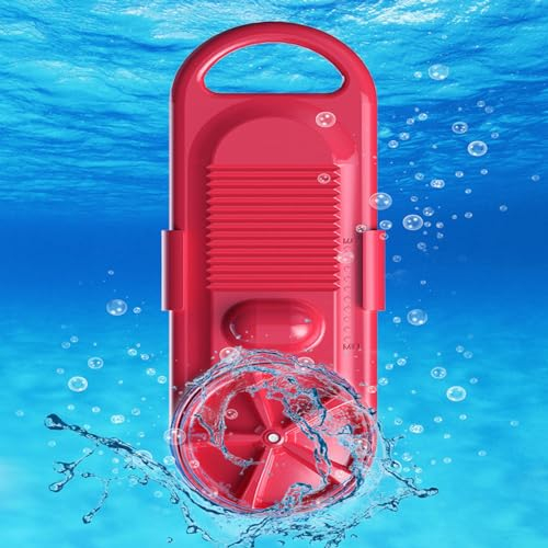 SKUBIS Lavadora portátil, Lavadora eléctrica sónica para dormitorios, Mini Lavadora de Cubos pequeña