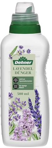 Dehner Lavendeldünger, hochwertiger Flüssigdünger, Dünger für Lavendel / Zierpflanzen, organischer NPK-Dünger, mit Spurennährstoffen, 500 ml, für ca. 50 l, bunt