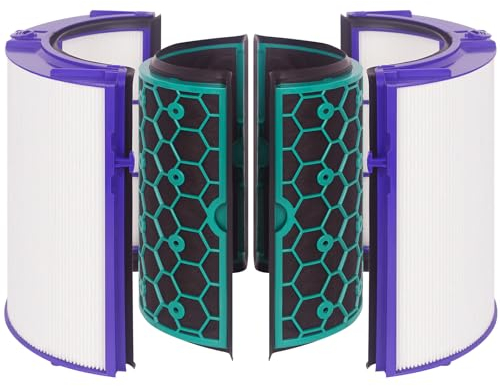 Midiex Air-Purifier Replacement Filters for Dyson TP04, HP04, TP05, DP04, DP05, 360° Combi Glass HEPA + Carbon Filter, 2-in-1 Filter, TP04 filter replacements