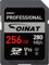 OINAT 256GB Extreme PRO SDXC card, SD Card, V90 Memory Card, 8K, 4K and Full HD Video, up to 300 MB/s, Shock, Temperature, Water and X-Ray Proof, UHS-II, Class 10, U3 (256GB)