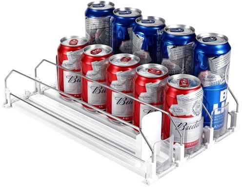 Farerkass KüHlschrank Organizer Dosen Automatisch KüHlschrank Dosen Organizer KüHlschrank Organizer GeträNke Dosen Organizer KüHlschrank fur 15 GeträNkedosen 3 Reihen