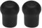 eMagTech 2 Stück 19 Mm PVC-Angelruten-Endkappen-Schutzkappen-Endstück Geeignet für Angelrutenbau-Reparaturen DIY-Angelruten-Enden Schwarz 45,5 X 35 Mm