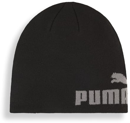 Puma Unisex Kinder ESS Mid Crown Cuffless Beanie Jr Hut, Puma Schwarz, Einheitsgröße EU