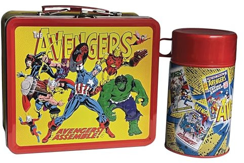 Surreal Entertainment Avengers Assemble Tin Titans Previews Exclusive Lunch Box with Beverage Container