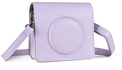 Andoer Portable Instant Camera Bag Camera Case Retro Style PU Leather Carrying Case Replacement for Kodak C300R/ Mini Shot 3 with Adjustable Shoulder Strap