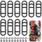 20-Stück Fahrradlicht Gummiband,Fahrradlicht Gummi, für Sigma Fahrradlicht Halterung,Rücklicht Gummi,Fahrrad Rücklicht Link,Fahrrad Gummiband,Halterung,Gurt Link Fahrrad-Silikon-Rücklicht,Gummiringe