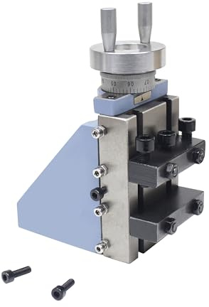 RATTMMOTOR Mini tornio verticale portautensili portautensili in ghisa, morsa rotante, cambio rapido, campo di serraggio 2,95 per WM180V WM210V tornio