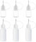 6 Pièces Flacon Pipette, Flacons Plastique, Flacon Souple, Bouteille de Colle Vide, Bouteille de Précision, avec Pointe D'aiguille, pour appliquer des colles, des encres ou des peintures, 5ml/10ml