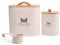 Crystals Cat Food Storage Container with Lid & Scoop – Retro Vintage Metal Tin – Pet Food Storage Box for Dry Food – Airtight Storage for Cats