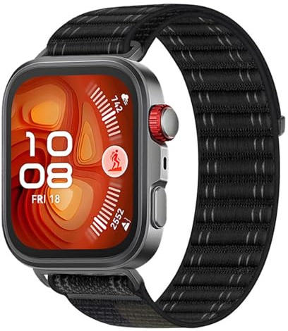 VELULYX Nylon Sportband Kompatibel mit Huawei Watch Fit 5/4 Pro/4/3, Elastisches armband für Huawei Fit 5/4 Pro/4/3 Smartwatch