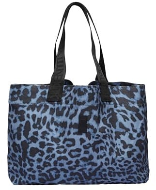 Comma Canvastasche mit Leo-Print