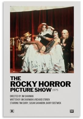 The Rocky Horror Picture Show Horror Out Movie Art- Poster Dekorative Malerei Leinwand Wandkunst Wohnzimmer Poster Schlafzimmer Malerei,Wandkunst Bilddruck Moderne Familienzimmer Dekor 08x12inch(20x3