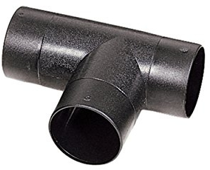 Woodriver Dust Connection 4 T-Fitting For Dust Extraction System