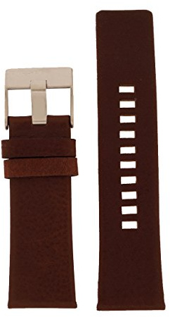 Diesel Uhrband Wechselarmband LB-DZ4330 Original Ersatzband DZ 4330 Uhrenarmband Leder 26 mm Braun